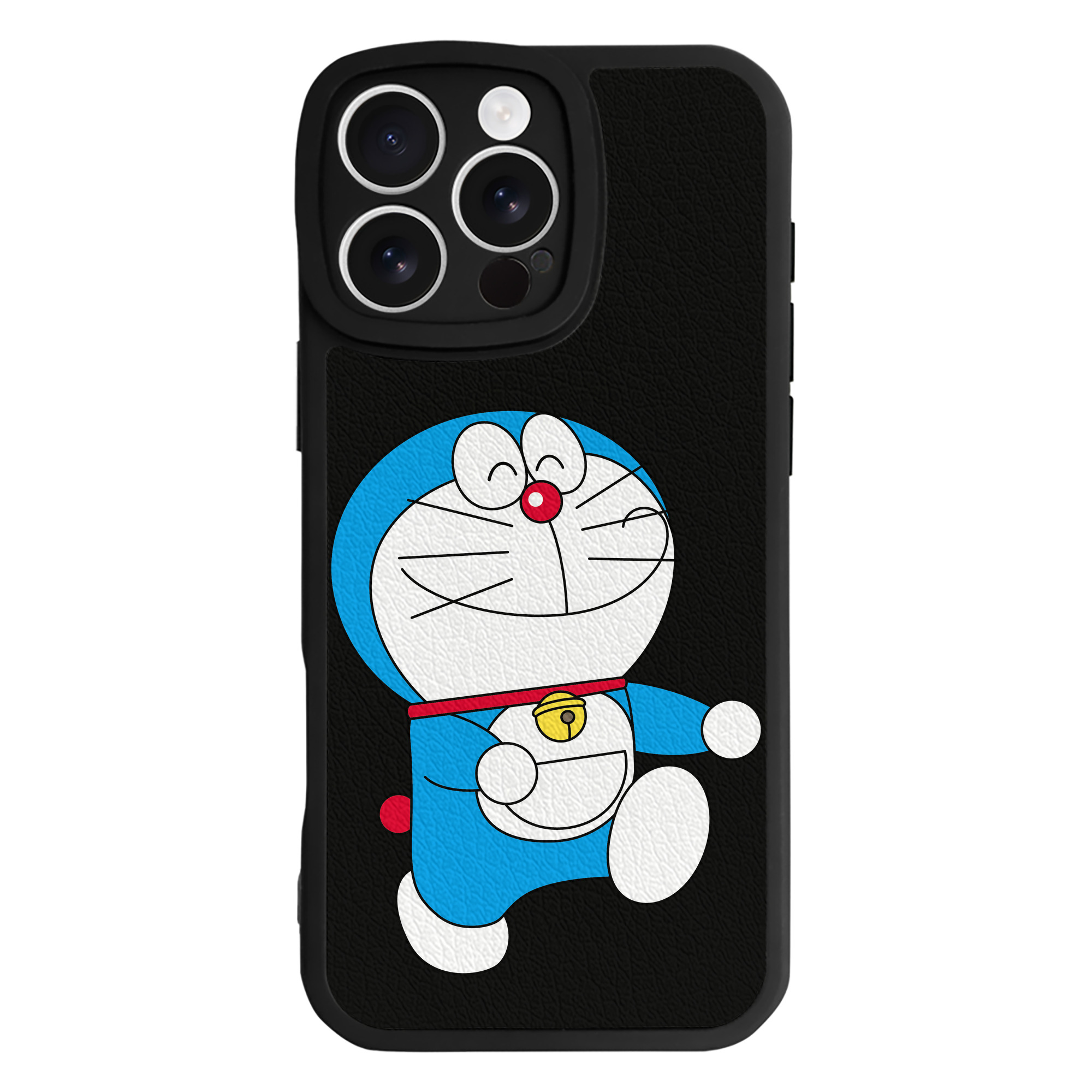 （画像用） ドラえもん Doraemon 【iPhone 16シリーズ対応】シリコンスマホケース（レザー調） 材質：シリコン